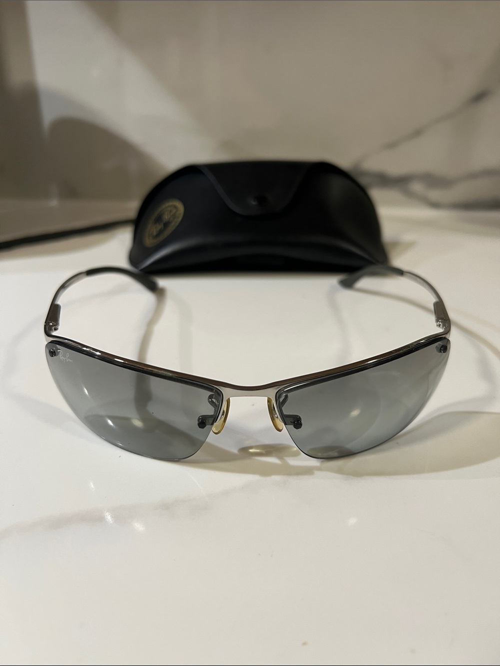 Ray Ban Top bar rectangular vintage sunglasses